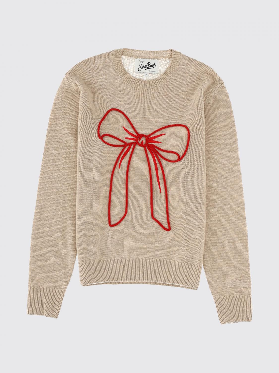 MC2 SAINT BARTH SWEATER: Sweater woman Mc2 Saint Barth, Ecru - Img 2