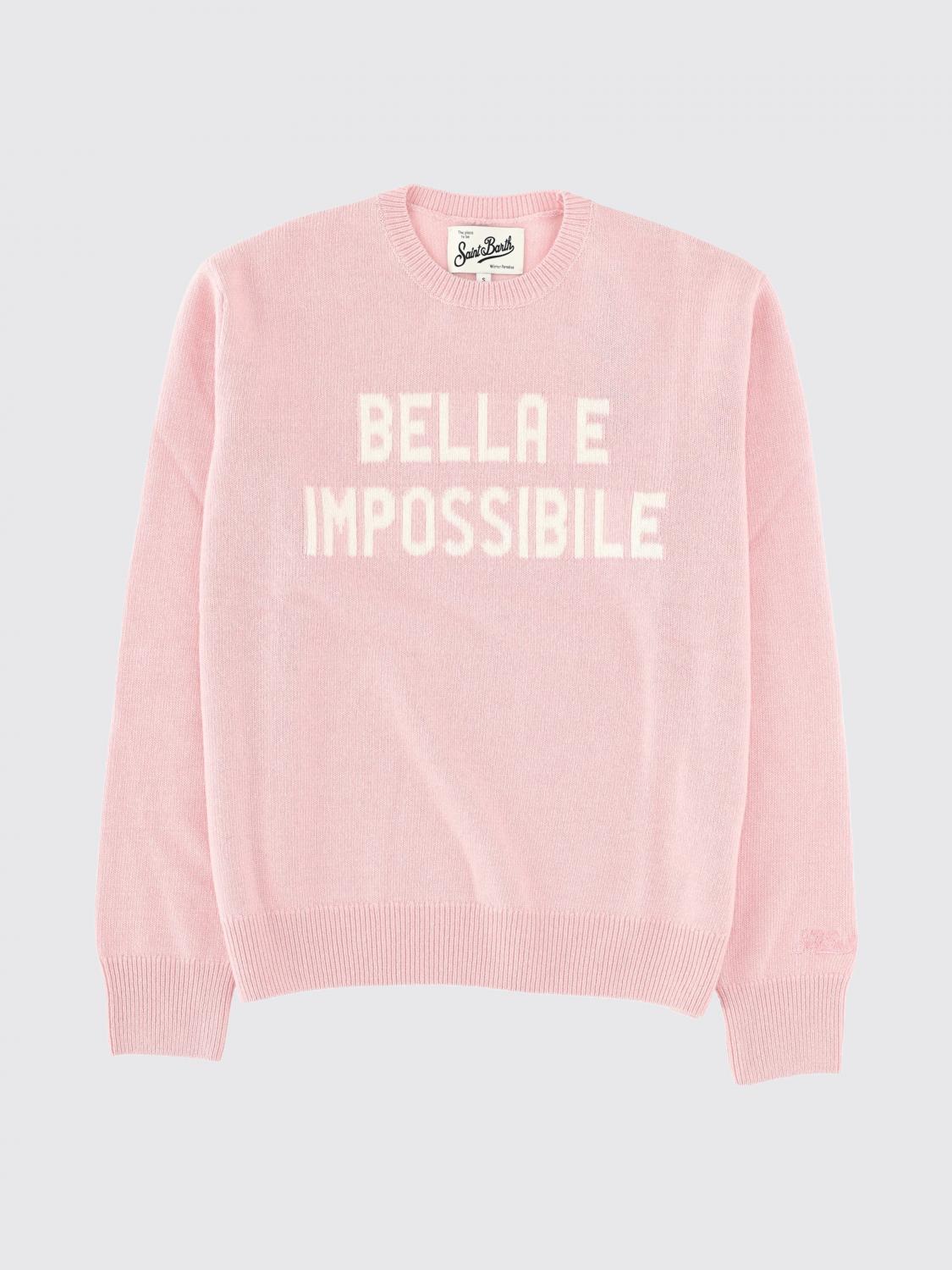 MC2 SAINT BARTH SWEATER: Sweater woman Mc2 Saint Barth, Blush Pink - Img 2