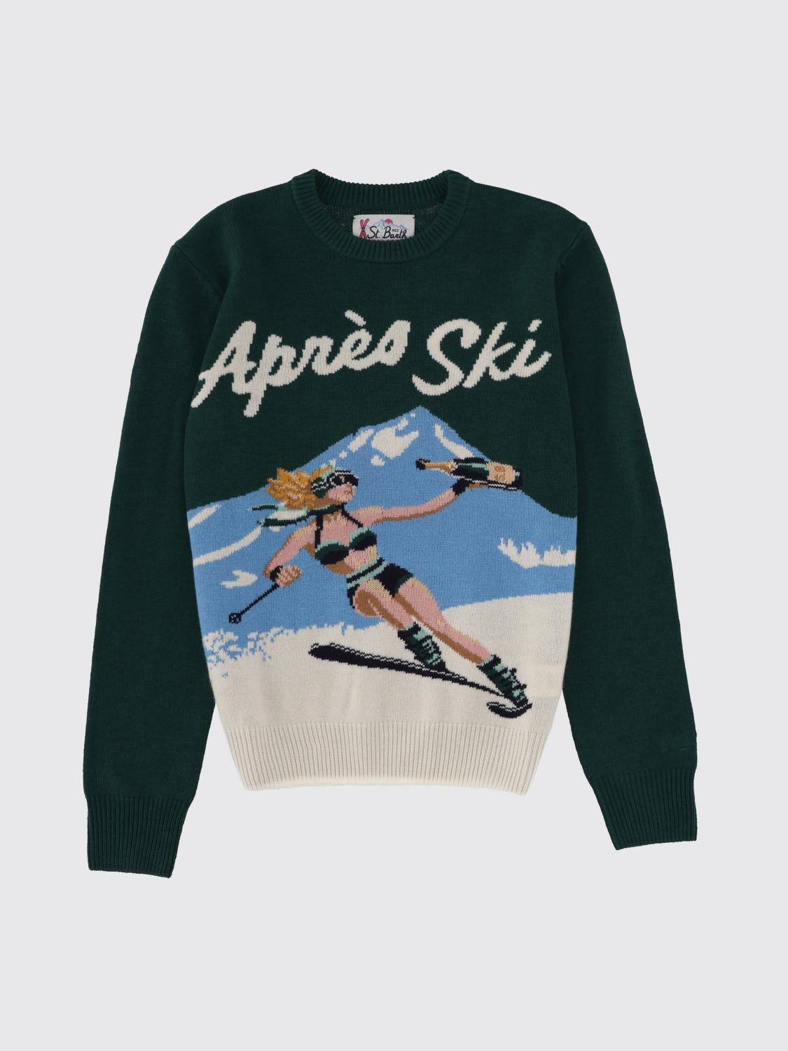 MC2 SAINT BARTH SWEATER: Sweater woman Mc2 Saint Barth, Green - Img 1