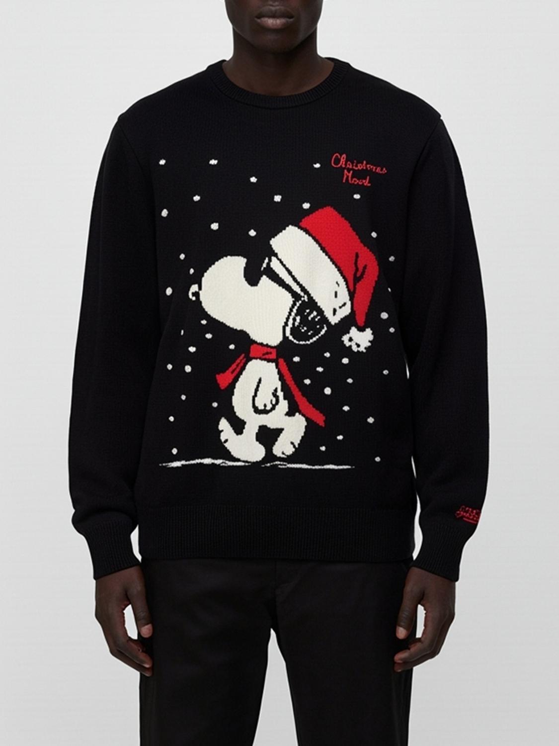 MC2 SAINT BARTH SWEATER: Sweater men Mc2 Saint Barth, Black 2 - Img 1