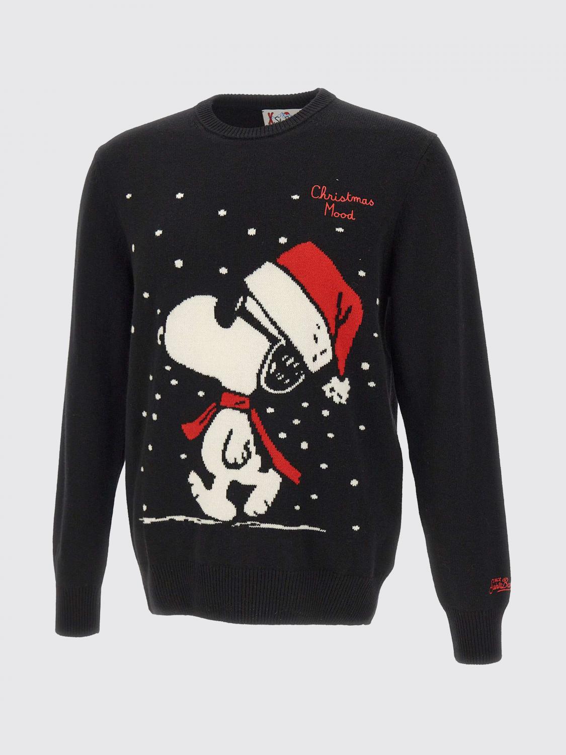 MC2 SAINT BARTH SWEATER: Sweater men Mc2 Saint Barth, Black 2 - Img 2