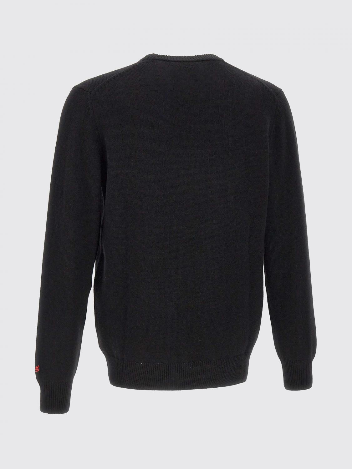 MC2 SAINT BARTH SWEATER: Sweater men Mc2 Saint Barth, Black 2 - Img 3