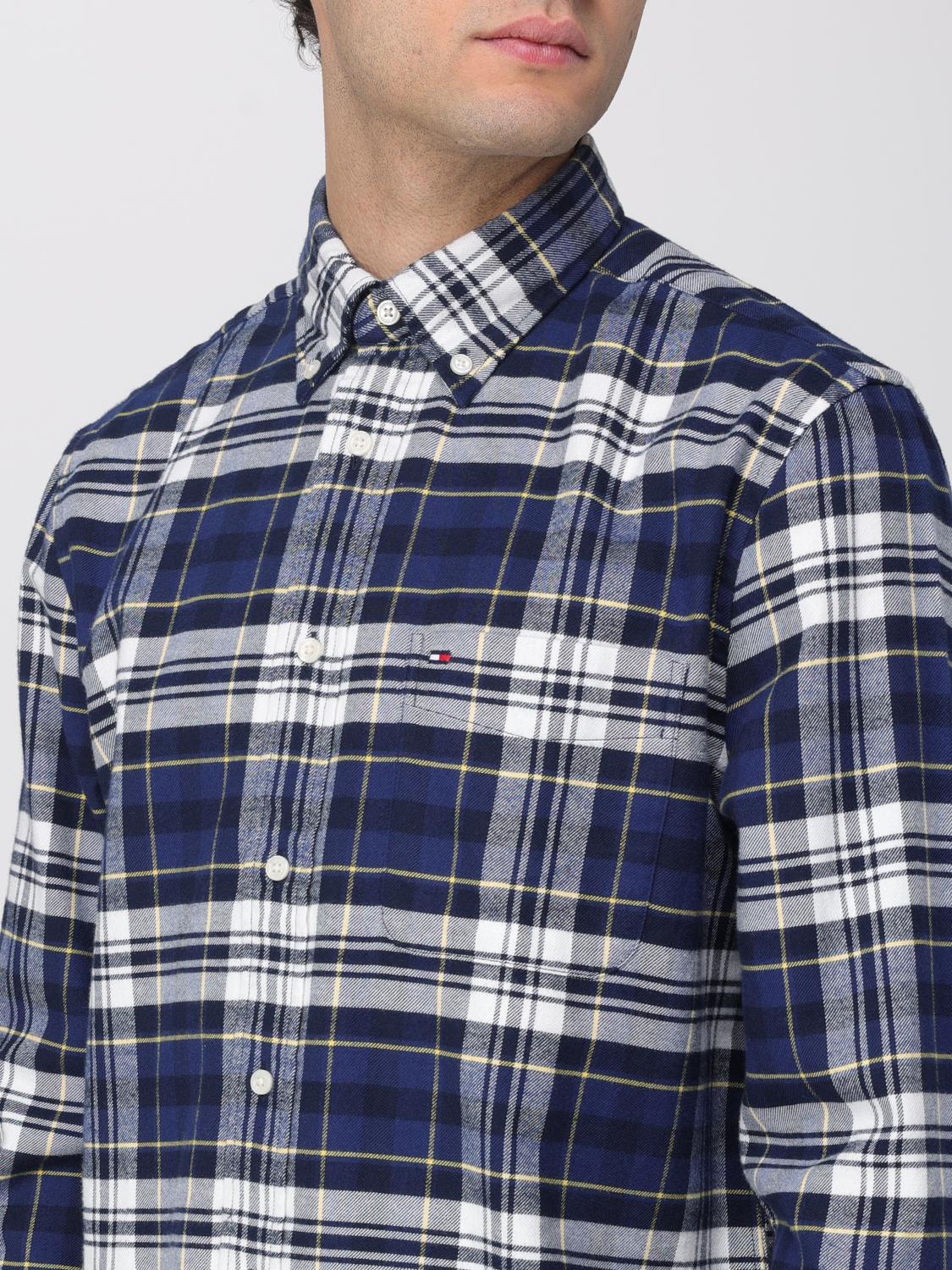 TOMMY HILFIGER SHIRT: Shirt men Tommy Hilfiger, Blue - Img 3