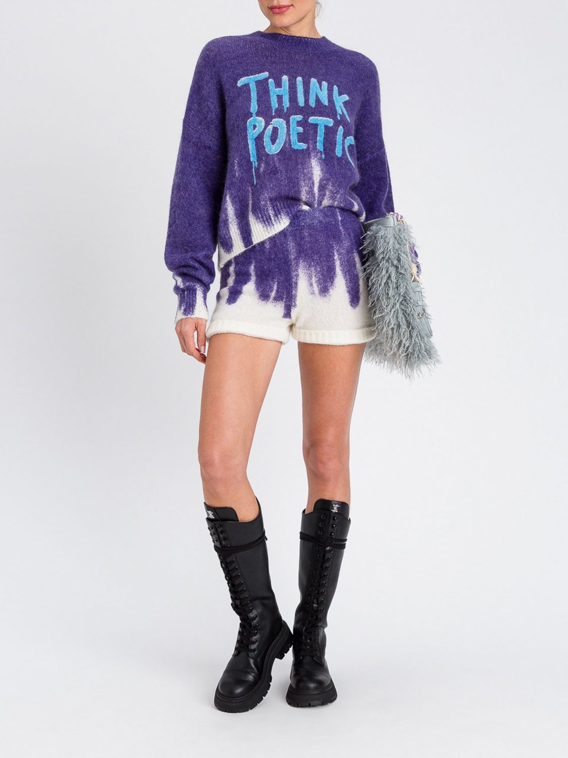 TWINSET ACTITUDE SHORTS: Hose damen Twinset Actitude, Royal Blue - Img 2