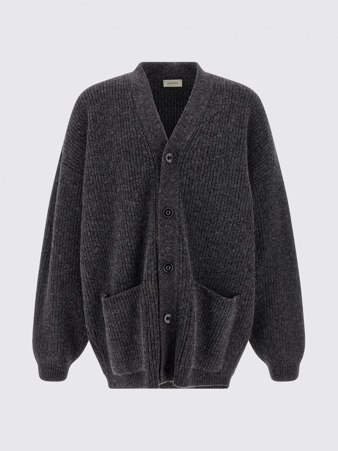 LEMAIRE STRICKJACKE: Strickjacke herren Lemaire, Grau - Img 1