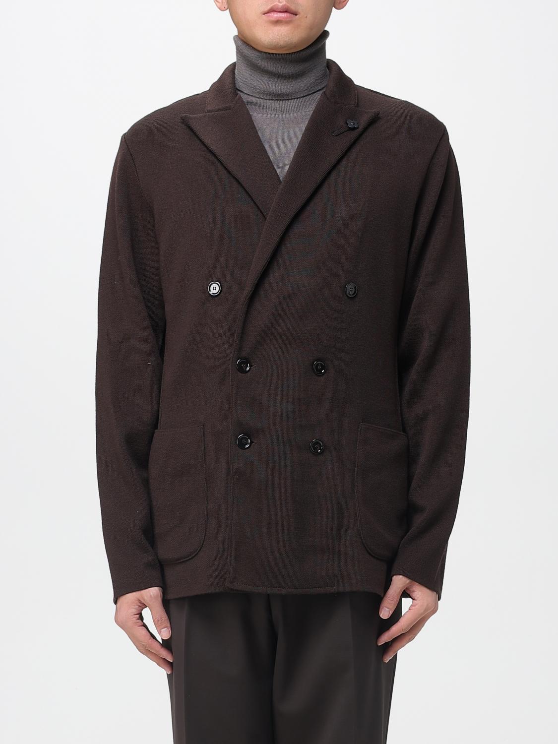 LARDINI JACKET: Jacket men Lardini, Brown - Img 1