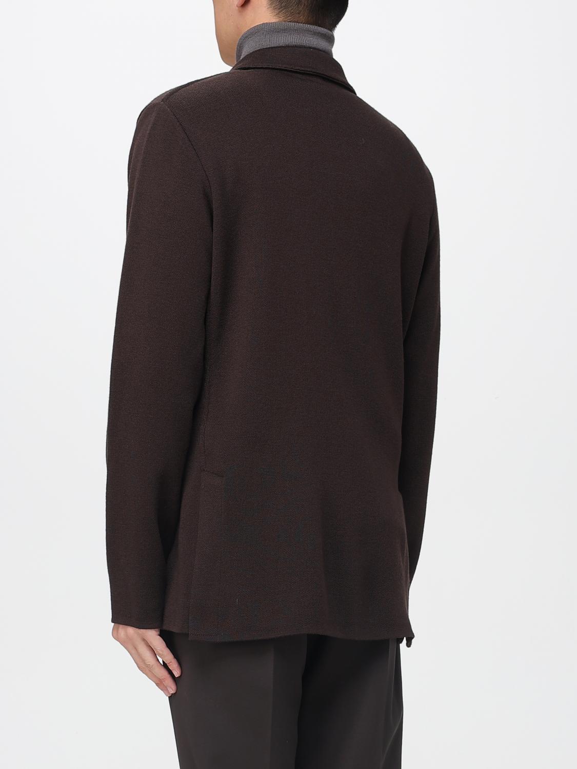 LARDINI JACKET: Jacket men Lardini, Brown - Img 2
