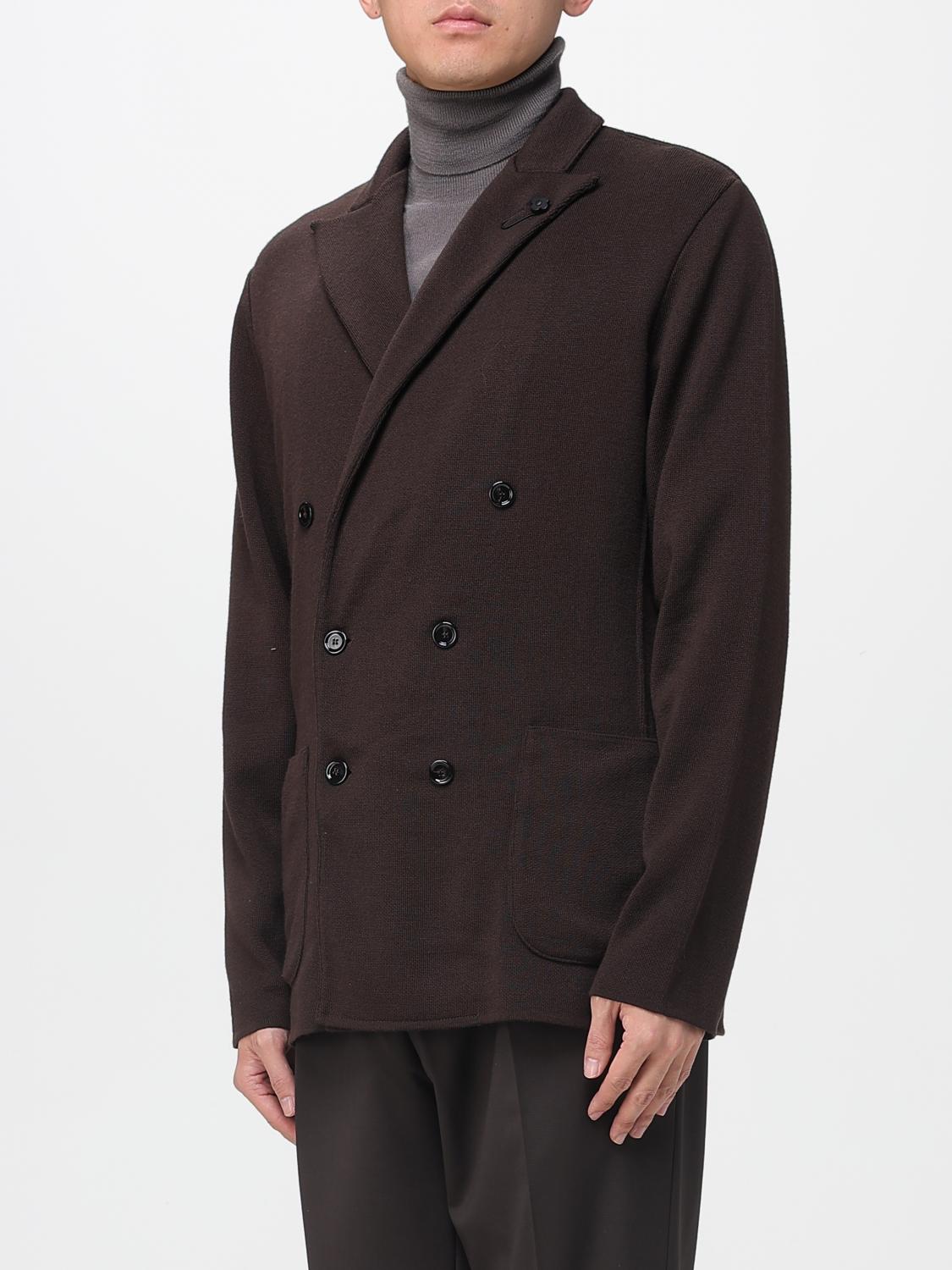 LARDINI JACKET: Jacket men Lardini, Brown - Img 3