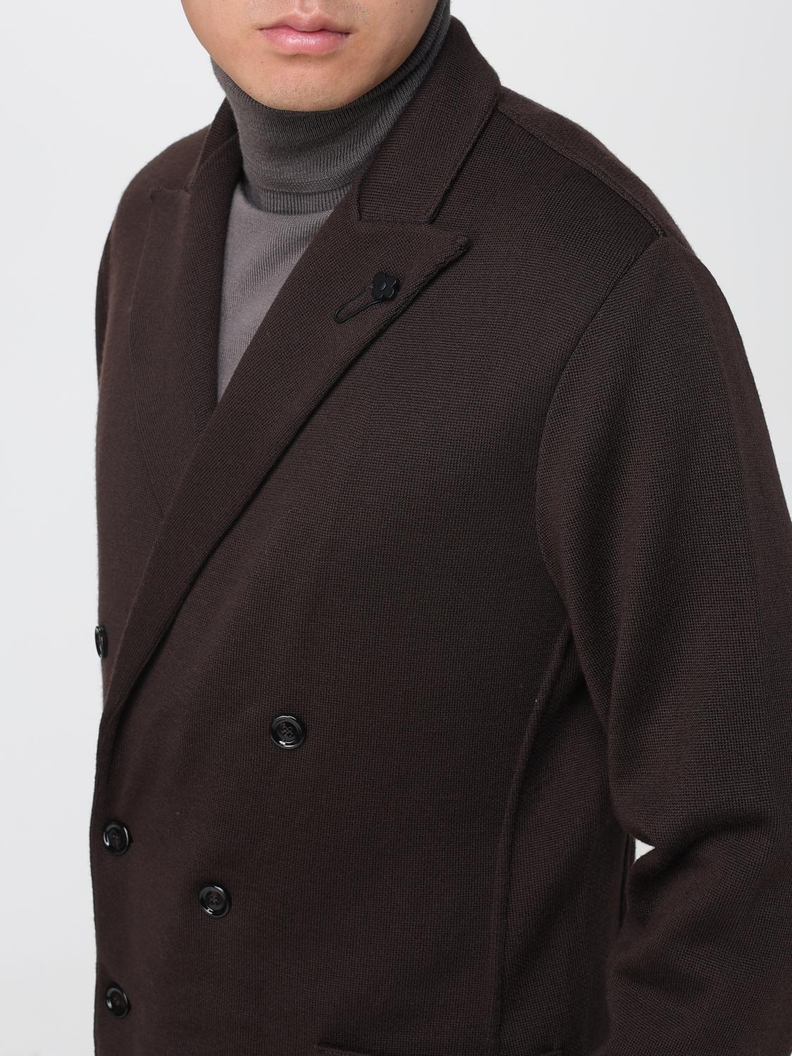 LARDINI JACKET: Jacket men Lardini, Brown - Img 4