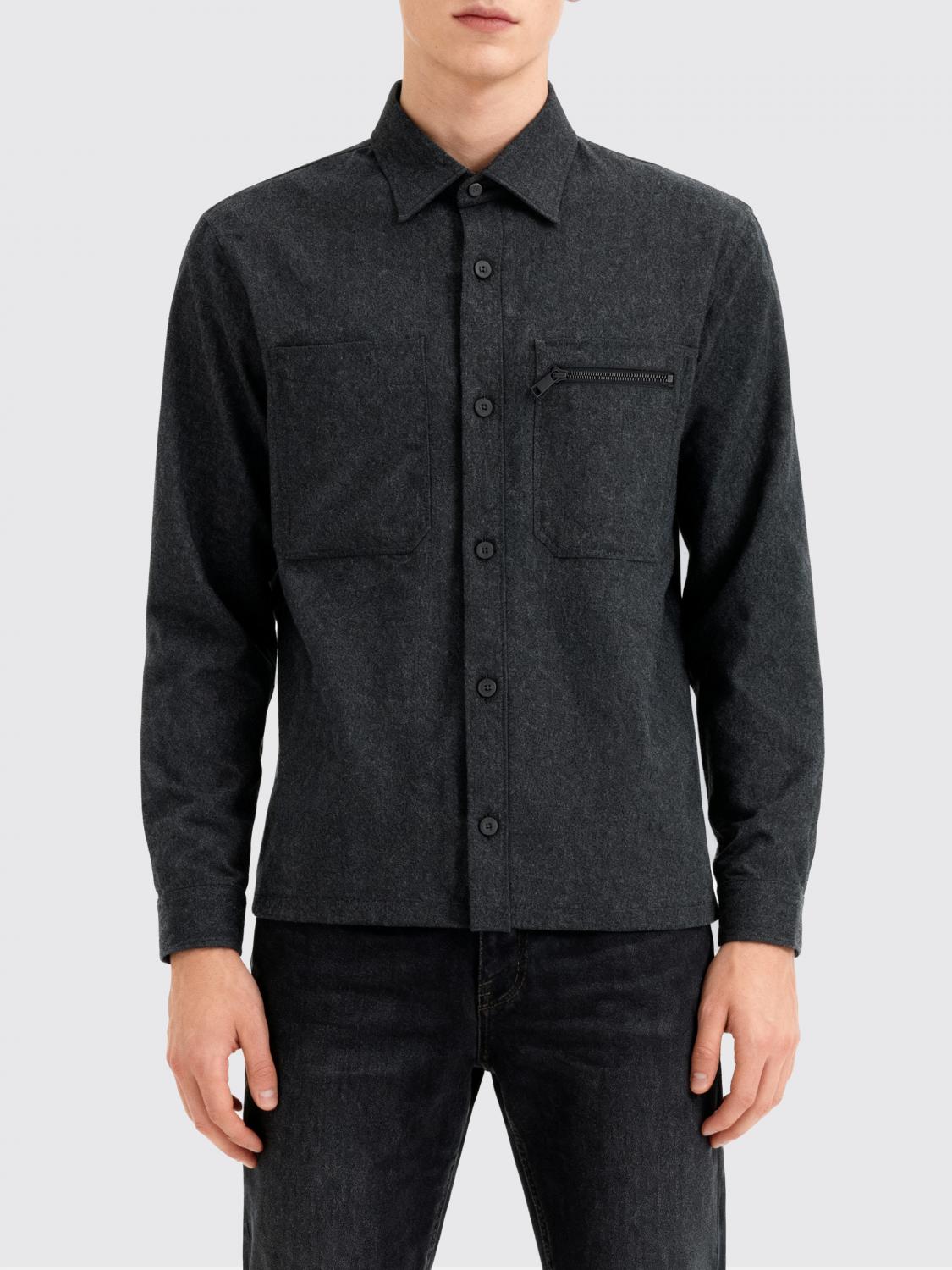 Chemise homme Zegna - Gris