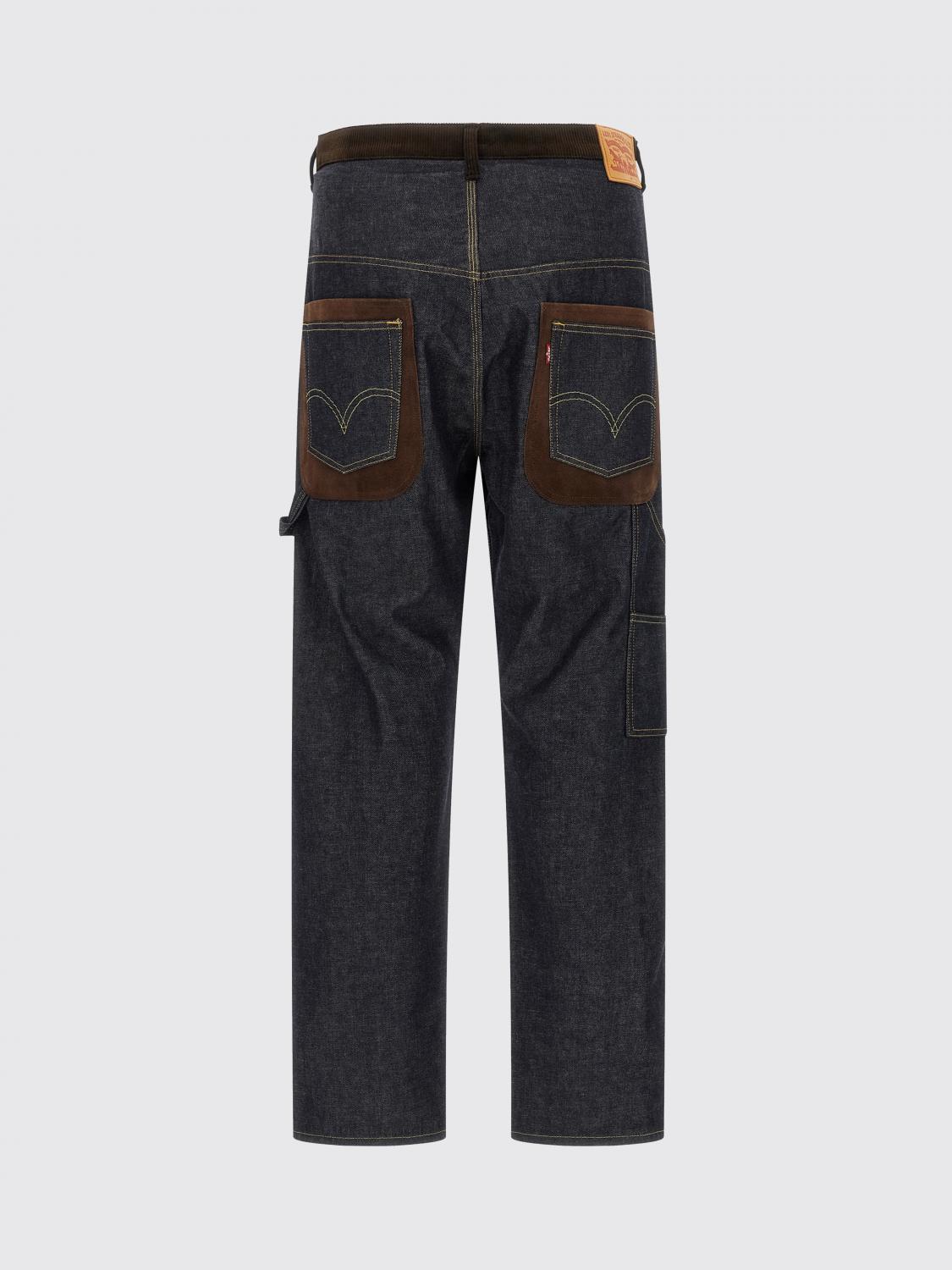 JUNYA WATANABE X LEVI'S JEANS: Jeans men Junya Watanabe, Blue - Img 2