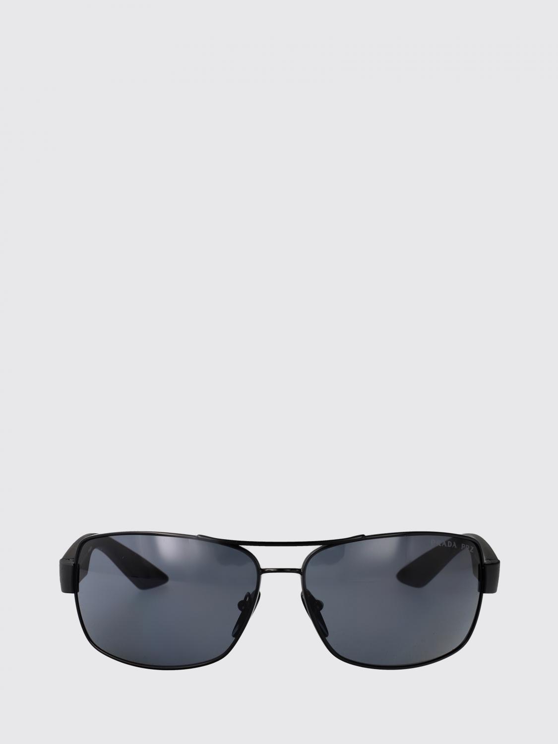 LINEA ROSSA 선글라스: Prada Linea Rossa 0PS50ZS 메탈 선글라스, 블랙 - Img 2
