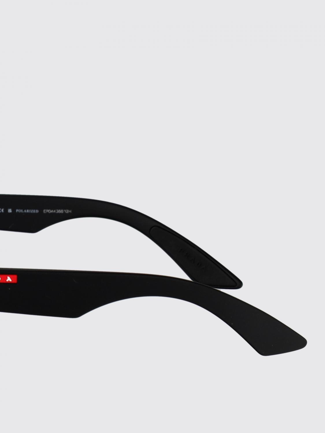 LINEA ROSSA 선글라스: Prada Linea Rossa 0PS50ZS 메탈 선글라스, 블랙 - Img 3