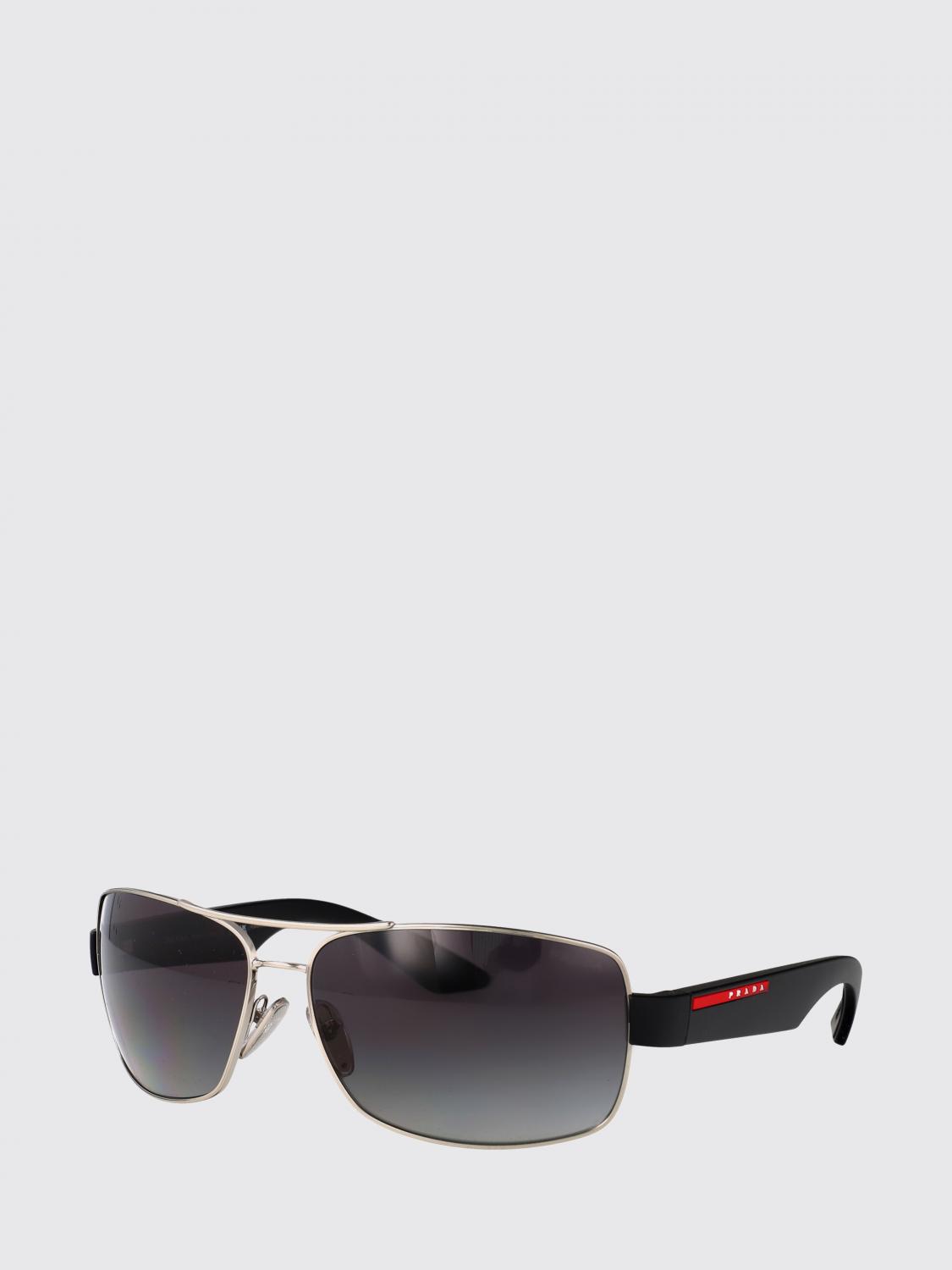 LINEA ROSSA SUNGLASSES: Metal Sunglasses 0PS50ZS Prada Linea Rossa, Silver - Img 1