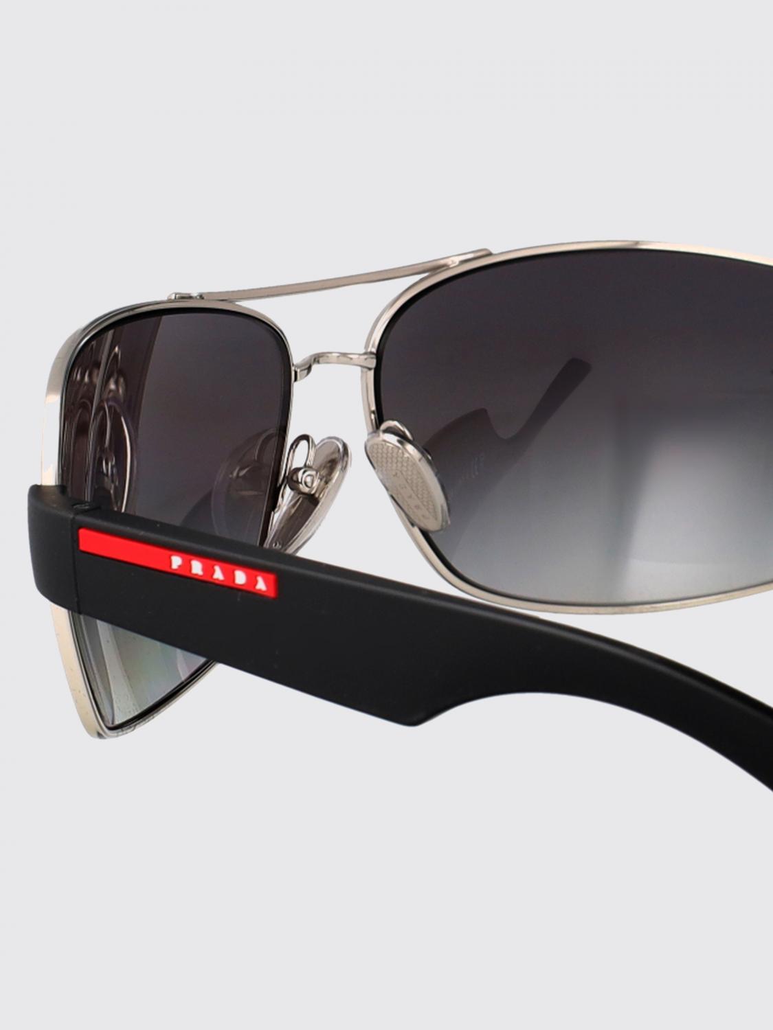 LINEA ROSSA SUNGLASSES: Metal Sunglasses 0PS50ZS Prada Linea Rossa, Silver - Img 4