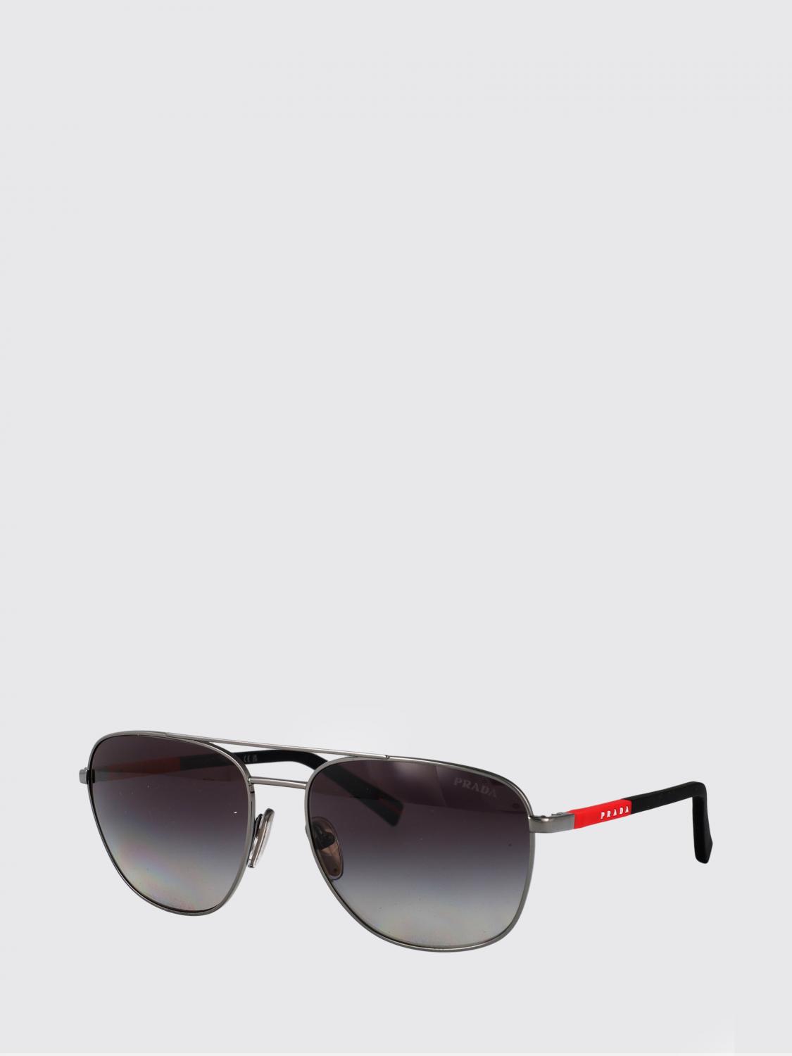 LINEA ROSSA LUNETTES DE SOLEIL: Lunettes de soleil 0PS54ZS Prada Linea Rossa en métal, Gris - Img 1