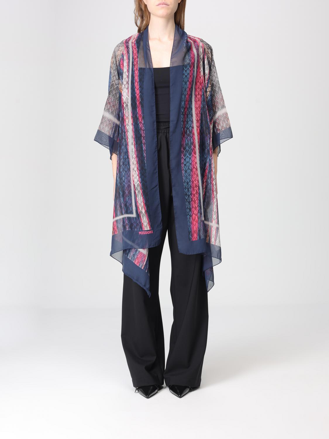 MISSONI JACKET: Scarf woman Missoni, Multicolor - Img 1