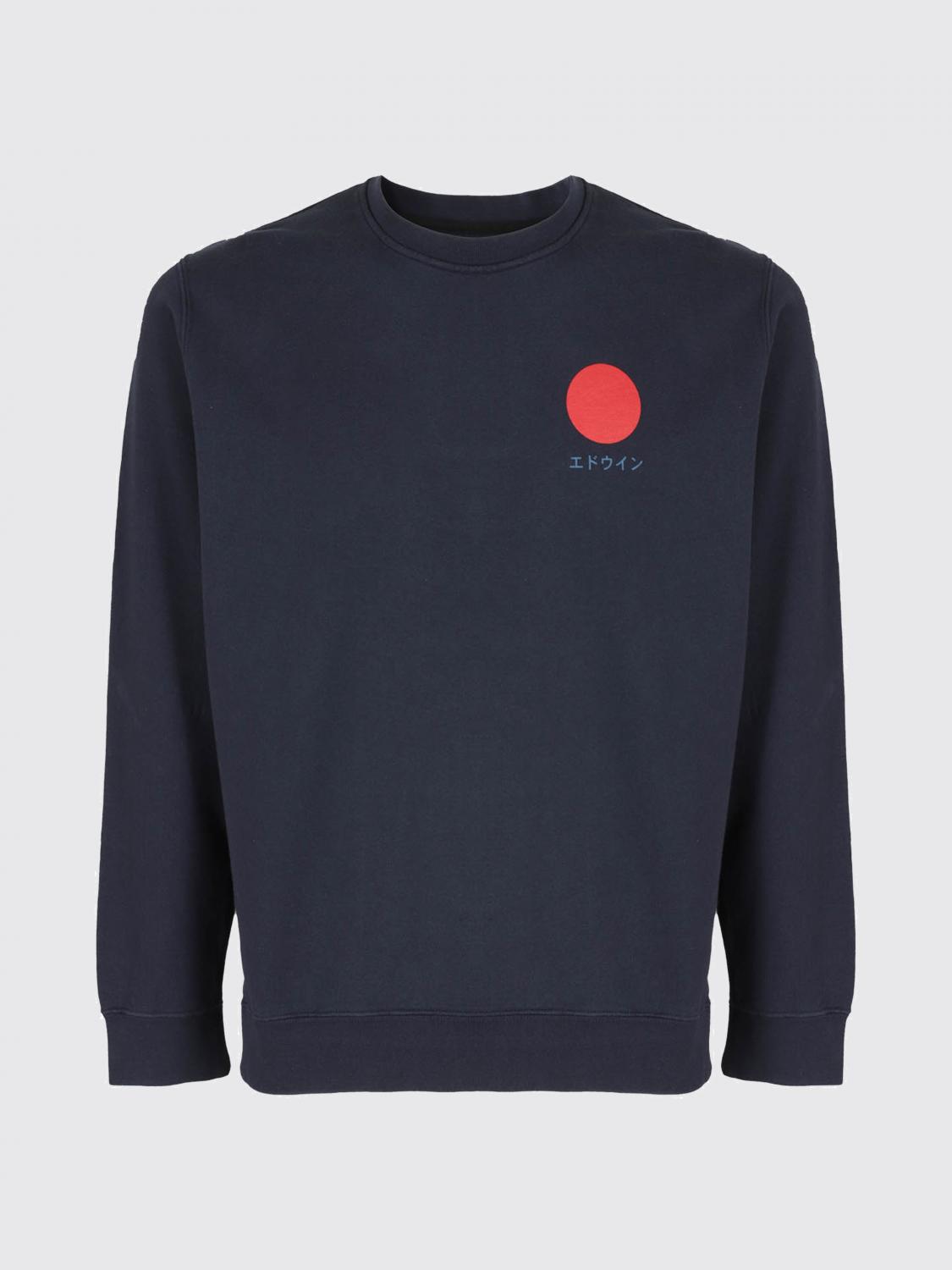 EDWIN SWEATSHIRT: Sweatshirt homme Edwin, Bleu Marine - Img 1