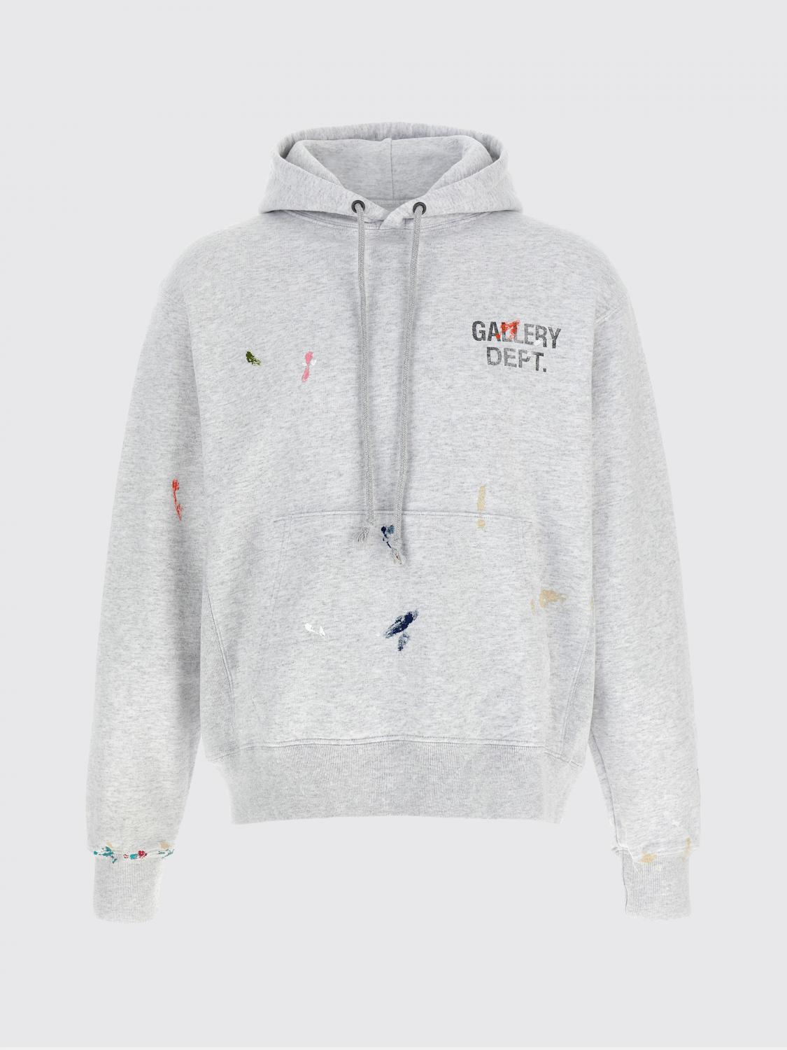 GALLERY DEPT. SWEATSHIRT: Sweatshirt homme Gallery Dept., Gris - Img 1