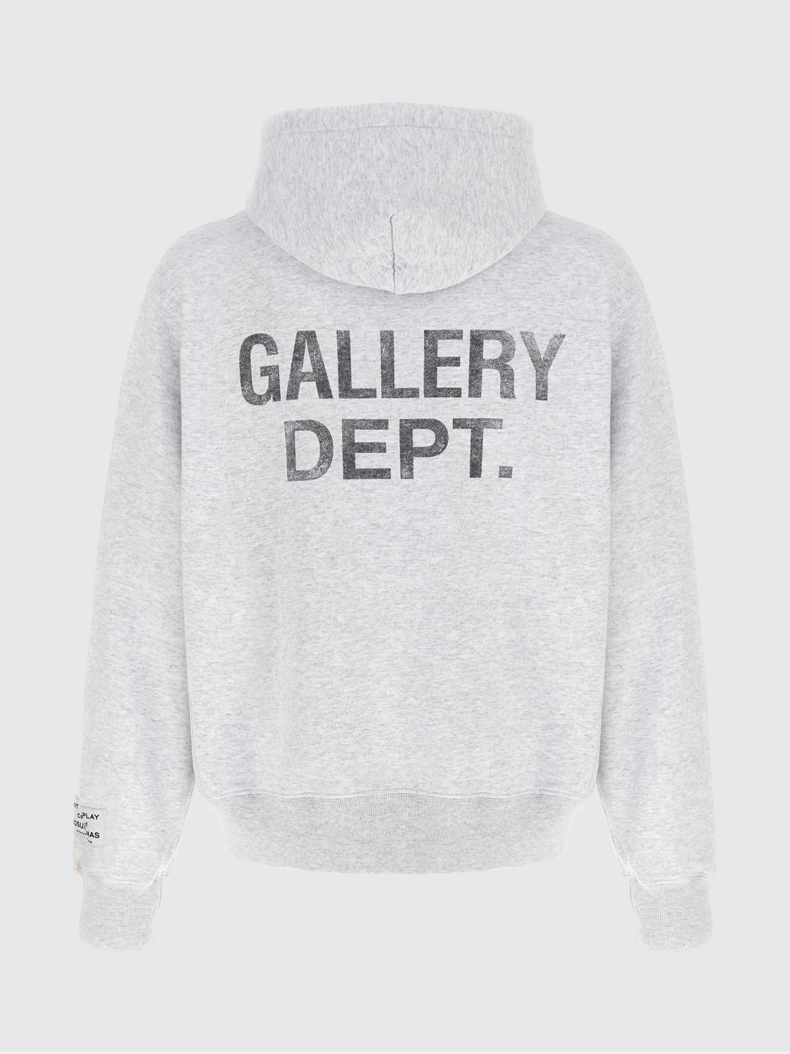 GALLERY DEPT. SWEATSHIRT: Sweatshirt homme Gallery Dept., Gris - Img 2