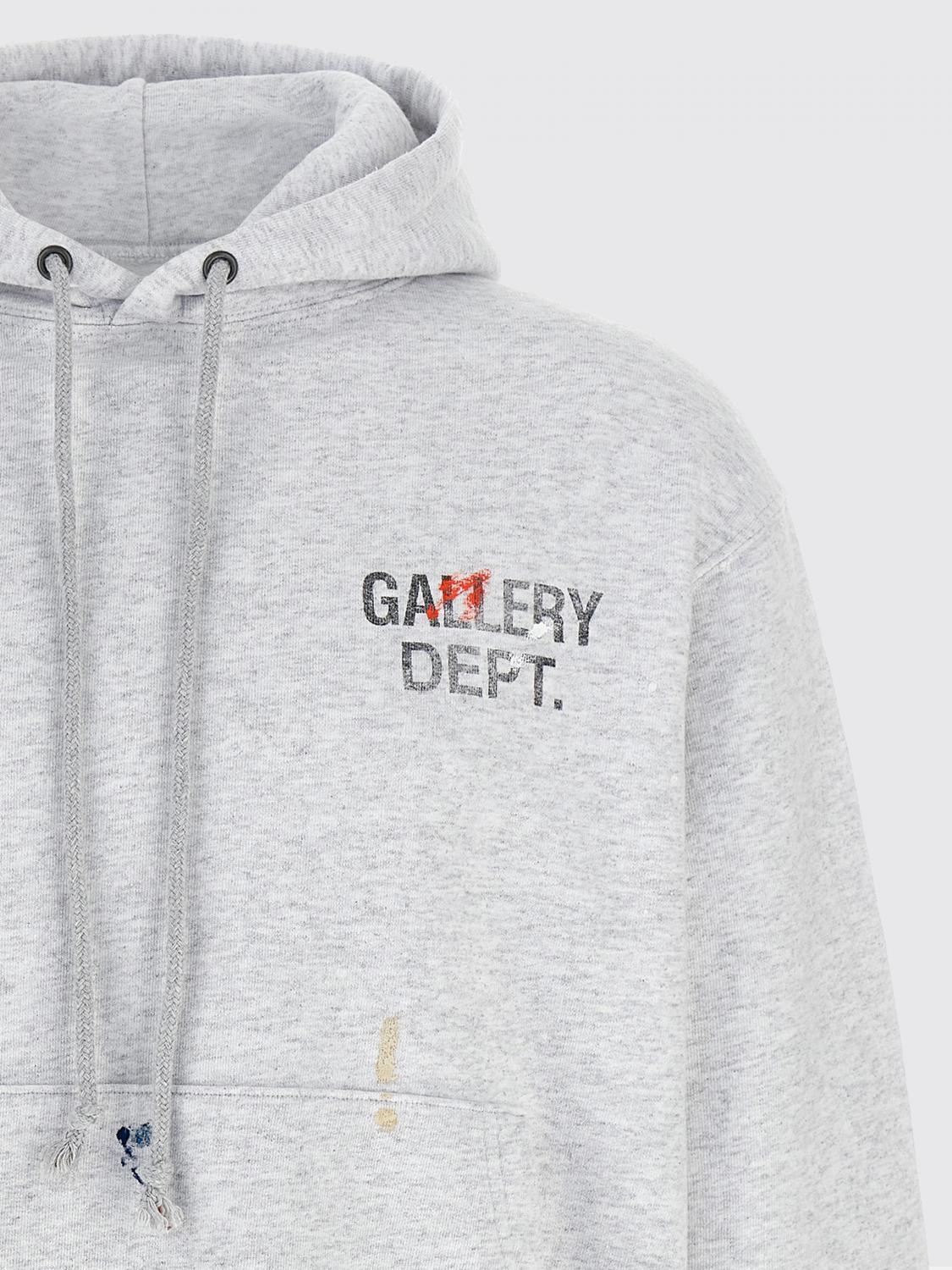 GALLERY DEPT. SWEATSHIRT: Sweatshirt homme Gallery Dept., Gris - Img 3