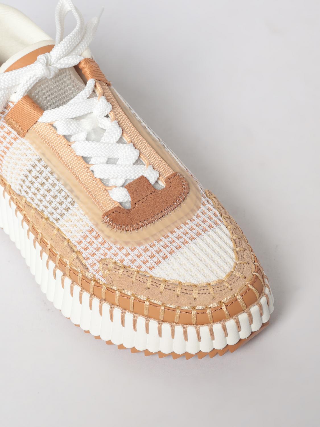 CHLOÉ SNEAKERS: Sneakers damen ChloÉ, Braun - Img 4