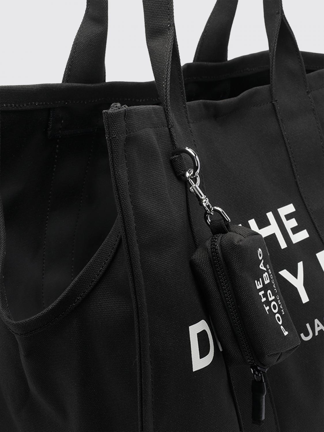 MARC JACOBS ACCESSORI PER ANIMALI: Borsa The Doggy Bag Marc Jacobs media in pelle, Nero - Img 3