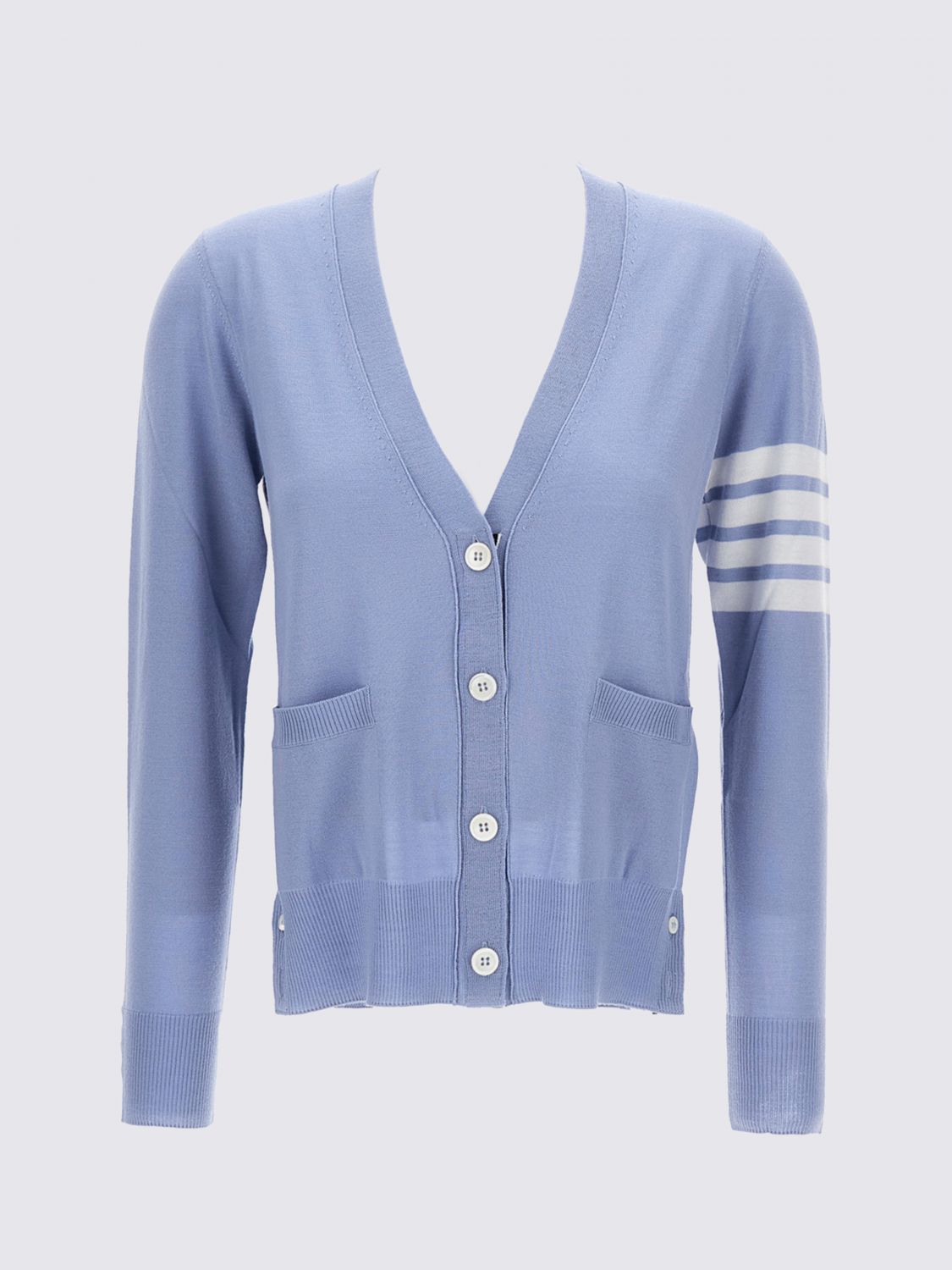 THOM BROWNE CÁRDIGAN: Cárdigan mujer Thom Browne, Azul Claro - Img 2