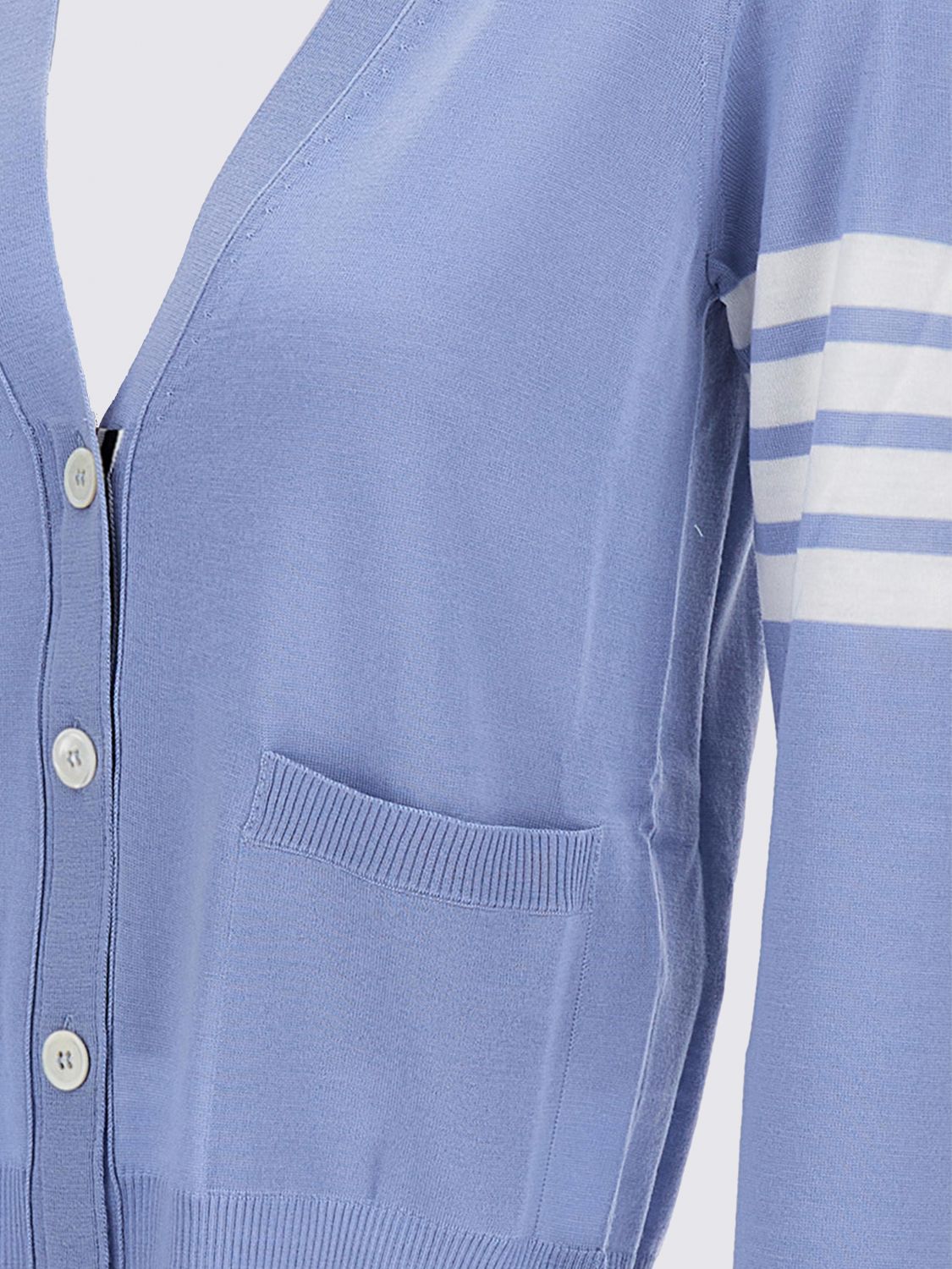 THOM BROWNE CÁRDIGAN: Cárdigan mujer Thom Browne, Azul Claro - Img 4