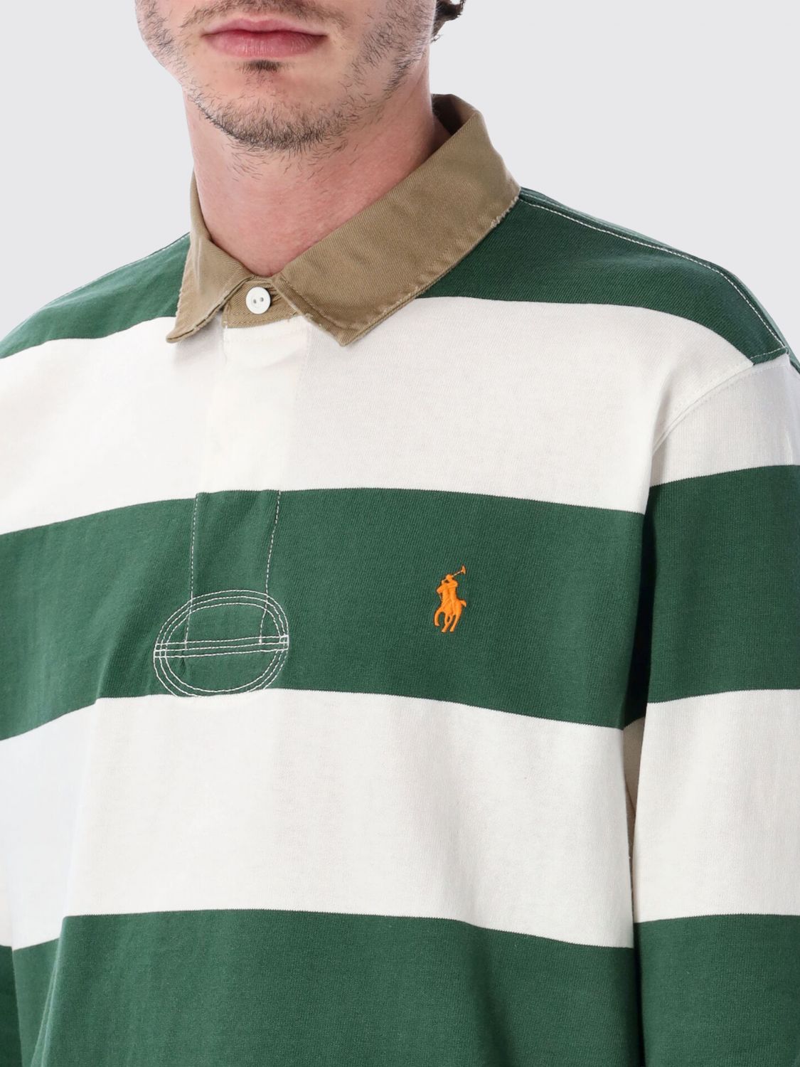 POLO RALPH LAUREN POLO SHIRT: T-shirt men Polo Ralph Lauren, Green - Img 3