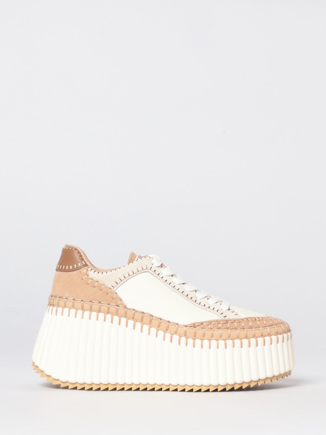 CHLOÉ SNEAKERS: Sneakers damen ChloÉ, Puder - Img 1