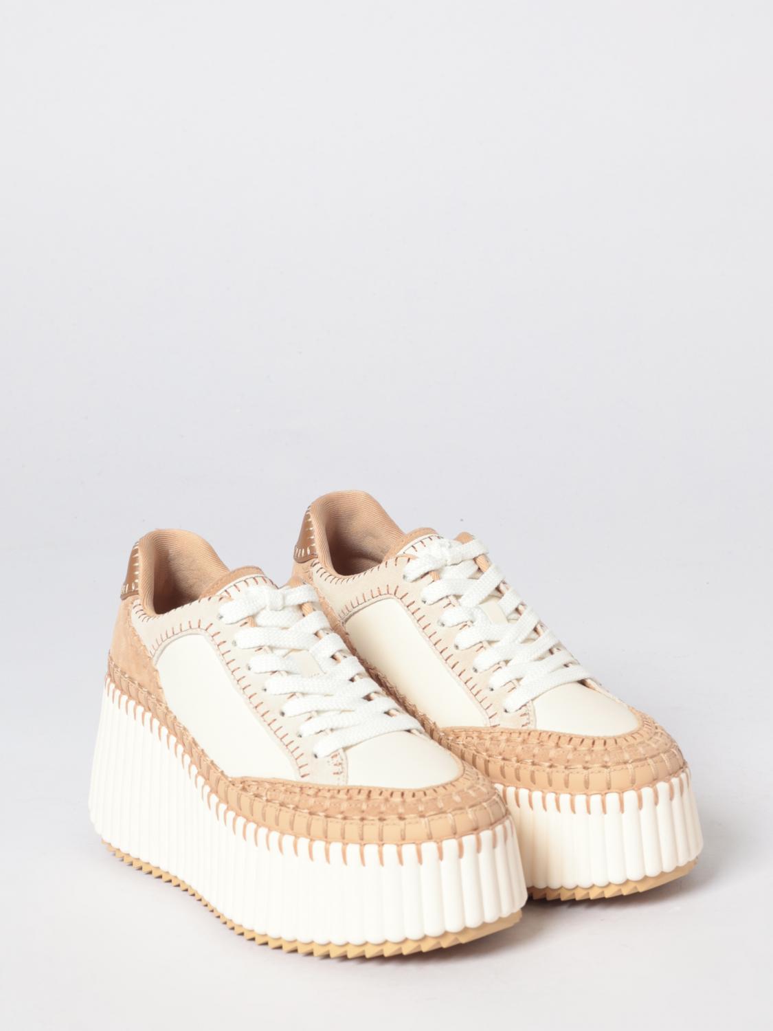 CHLOÉ SNEAKERS: Sneakers damen ChloÉ, Puder - Img 2