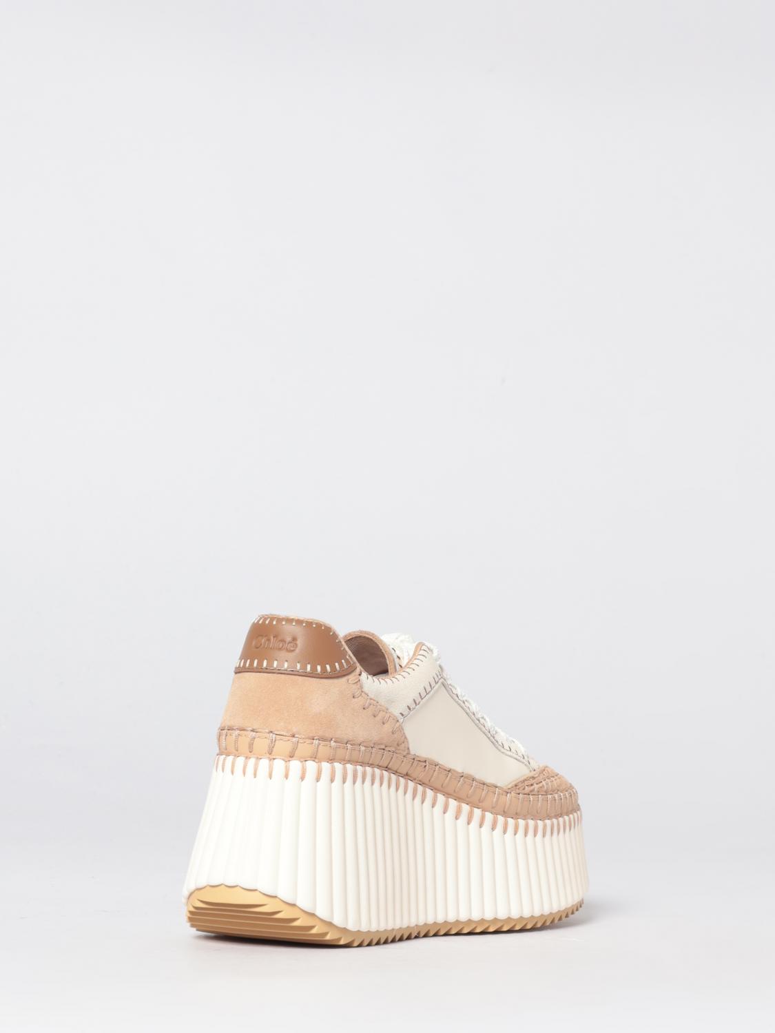 CHLOÉ SNEAKERS: Sneakers damen ChloÉ, Puder - Img 3