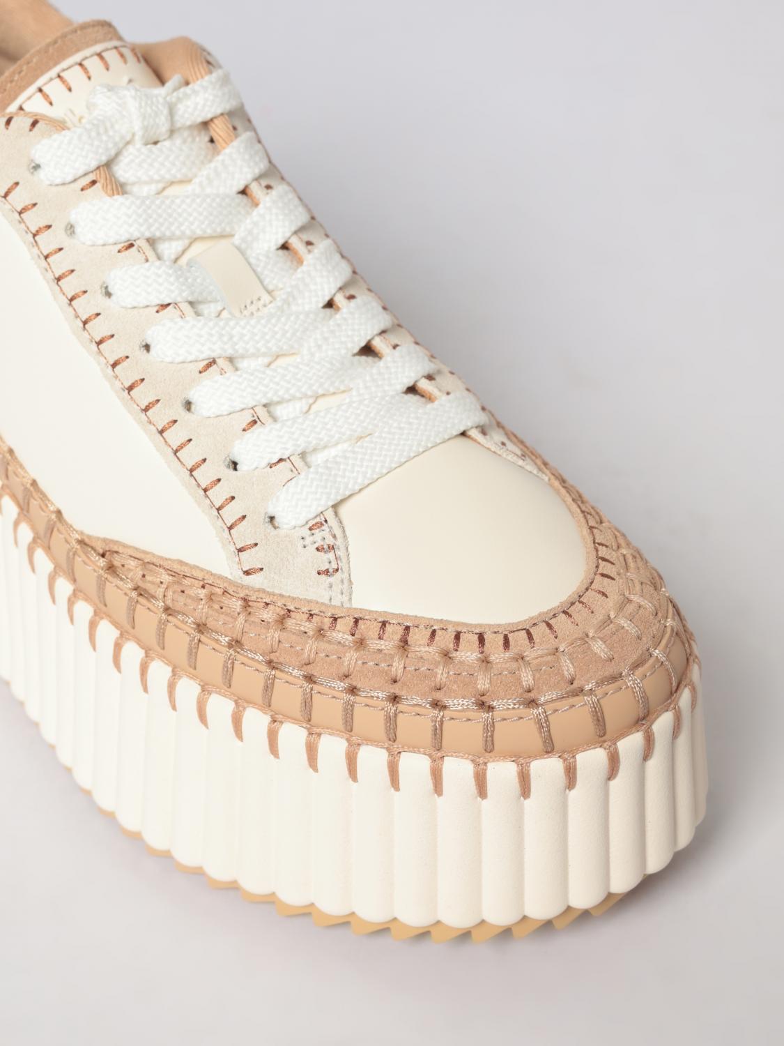 CHLOÉ SNEAKERS: Sneakers damen ChloÉ, Puder - Img 4