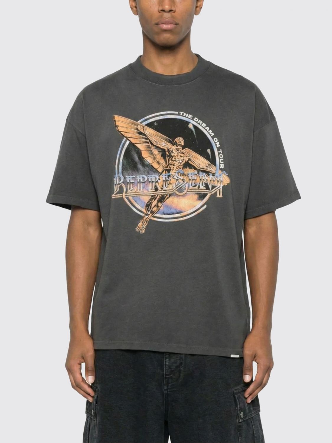 REPRESENT T-SHIRT: T-shirt men Represent, Grey - Img 1