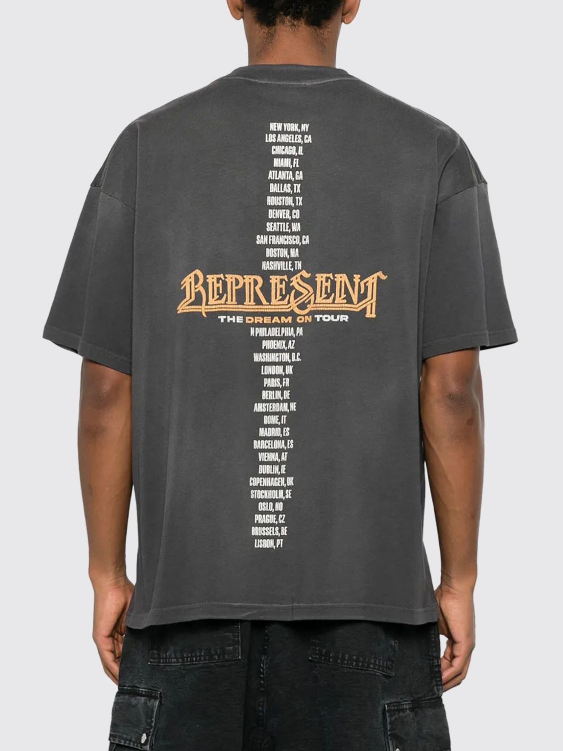 REPRESENT T-SHIRT: T-shirt men Represent, Grey - Img 3