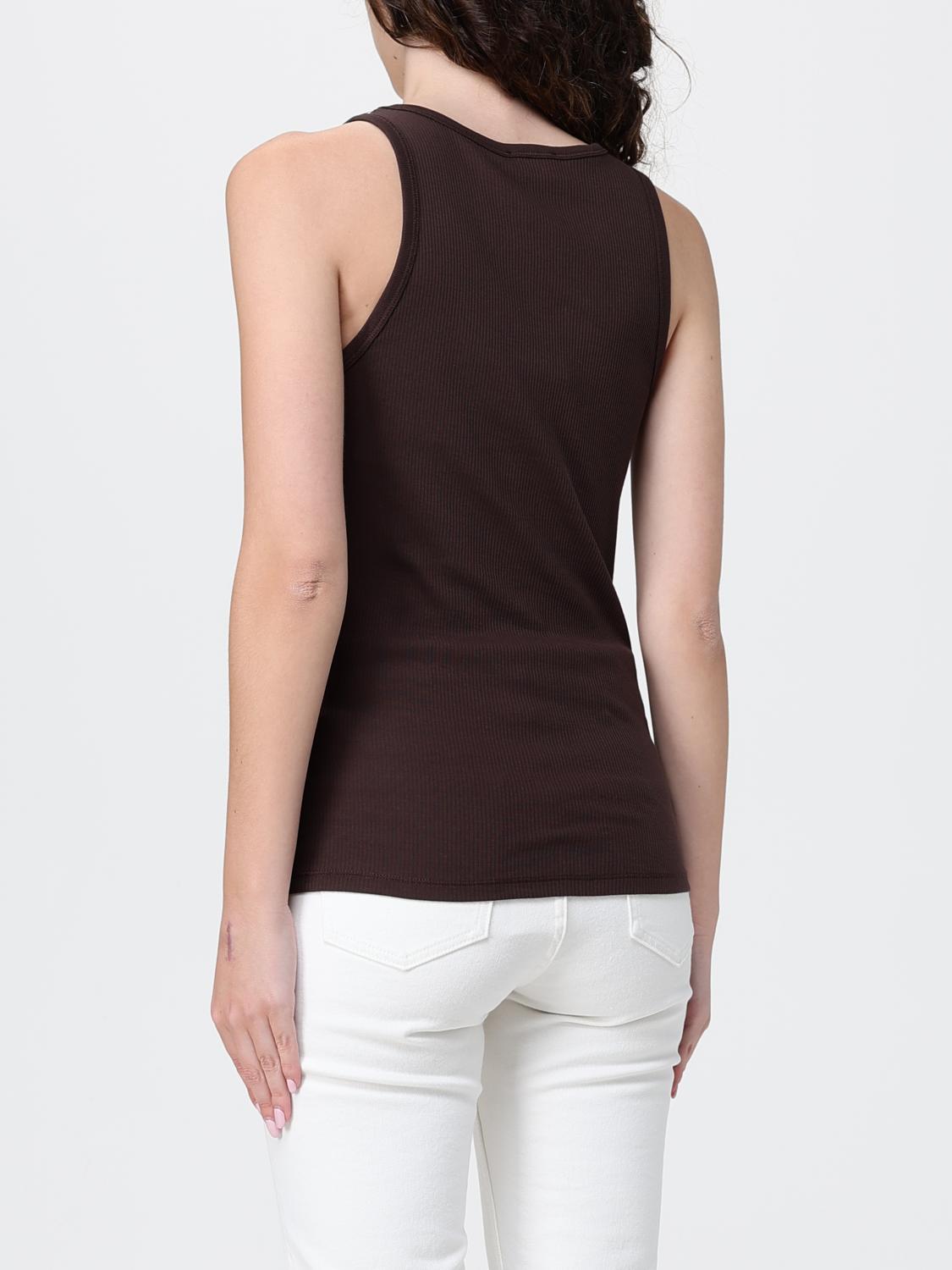 FILIPPA K TOP: Top de mezcla de algodón orgánico Filippa K, Marrón - Img 2