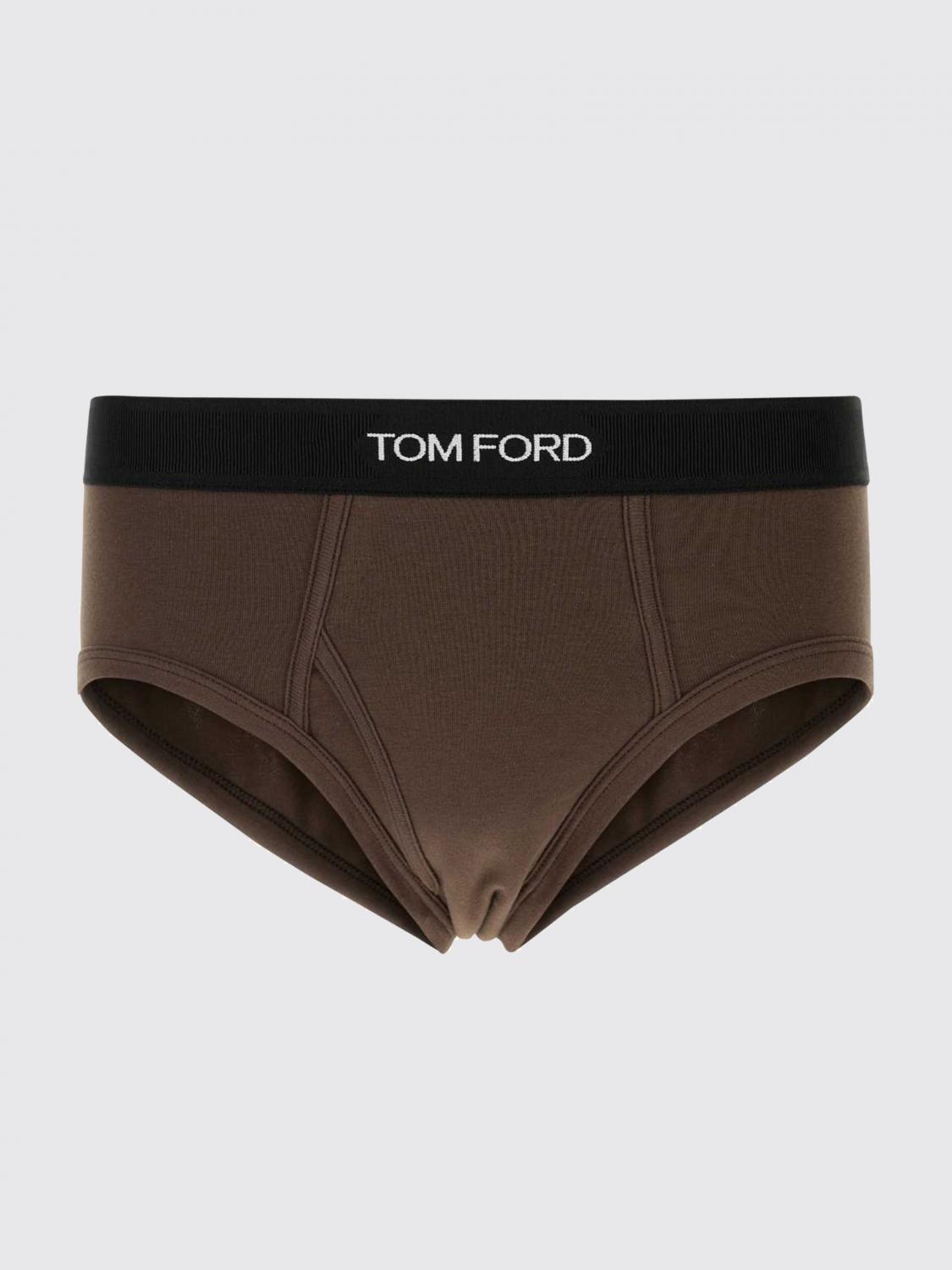 TOM FORD INTIMO: Slip Tom Ford in cotone stretch, Nudo - Img 1