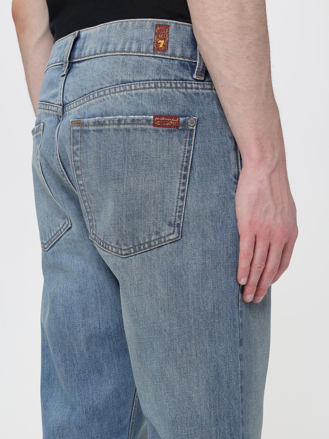 7 FOR ALL MANKIND JEANS: Jeans men 7 For All Mankind, Blue - Img 3