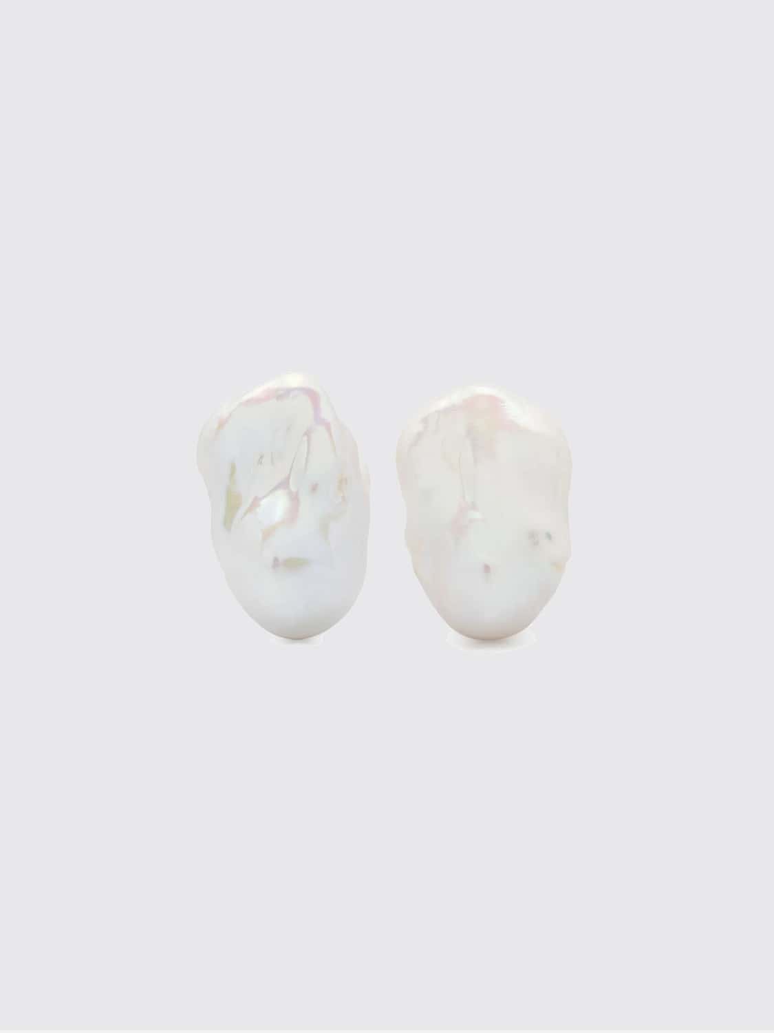 MONIES JEWEL: Monies Baroque Pearl Earrings, Pearl - Img 1