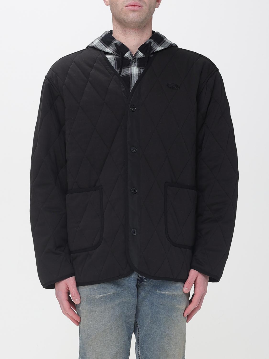 DIESEL JACKET: Jacket men Diesel, Black - Img 1