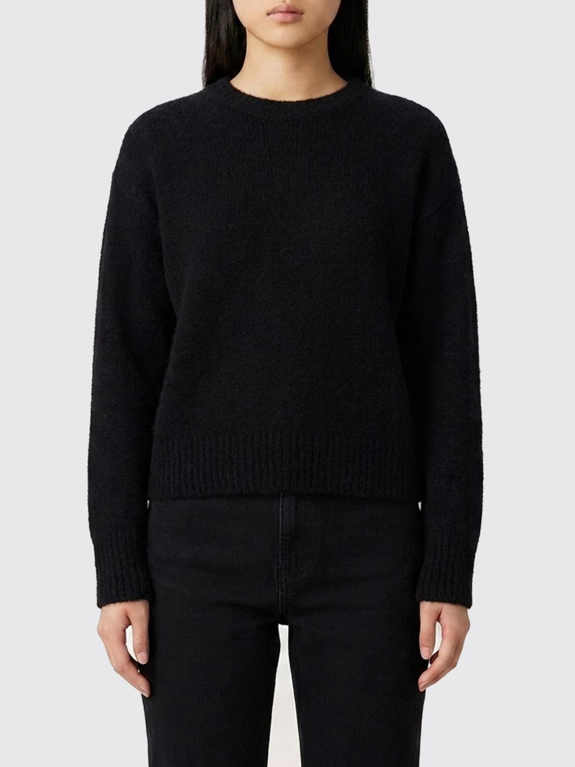 LISA YANG PULLOVER: Kaschmir-Baumwoll-Rundhalspullover Lisa Yang, Schwarz - Img 1