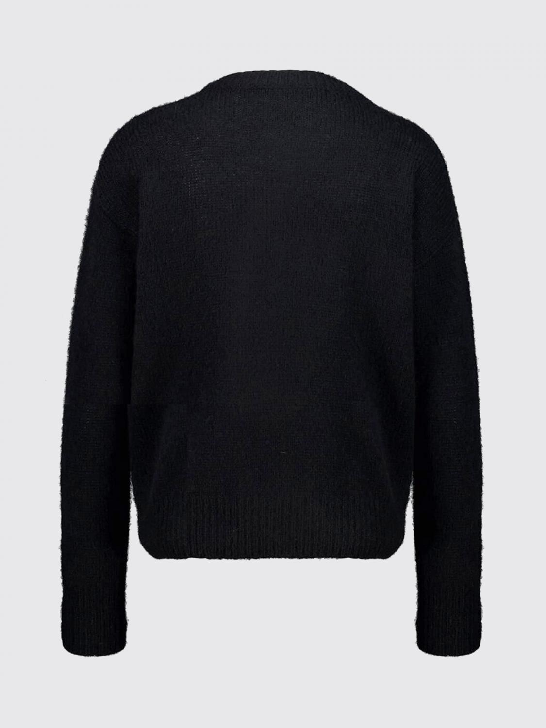 LISA YANG PULLOVER: Kaschmir-Baumwoll-Rundhalspullover Lisa Yang, Schwarz - Img 3