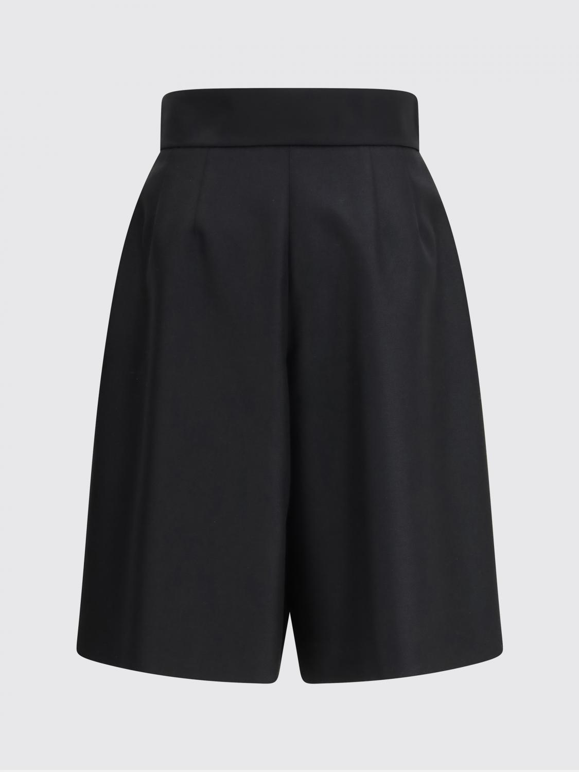 VALENTINO PANTALONCINI: Pantaloncini di lana Valentino, Nero - Img 3