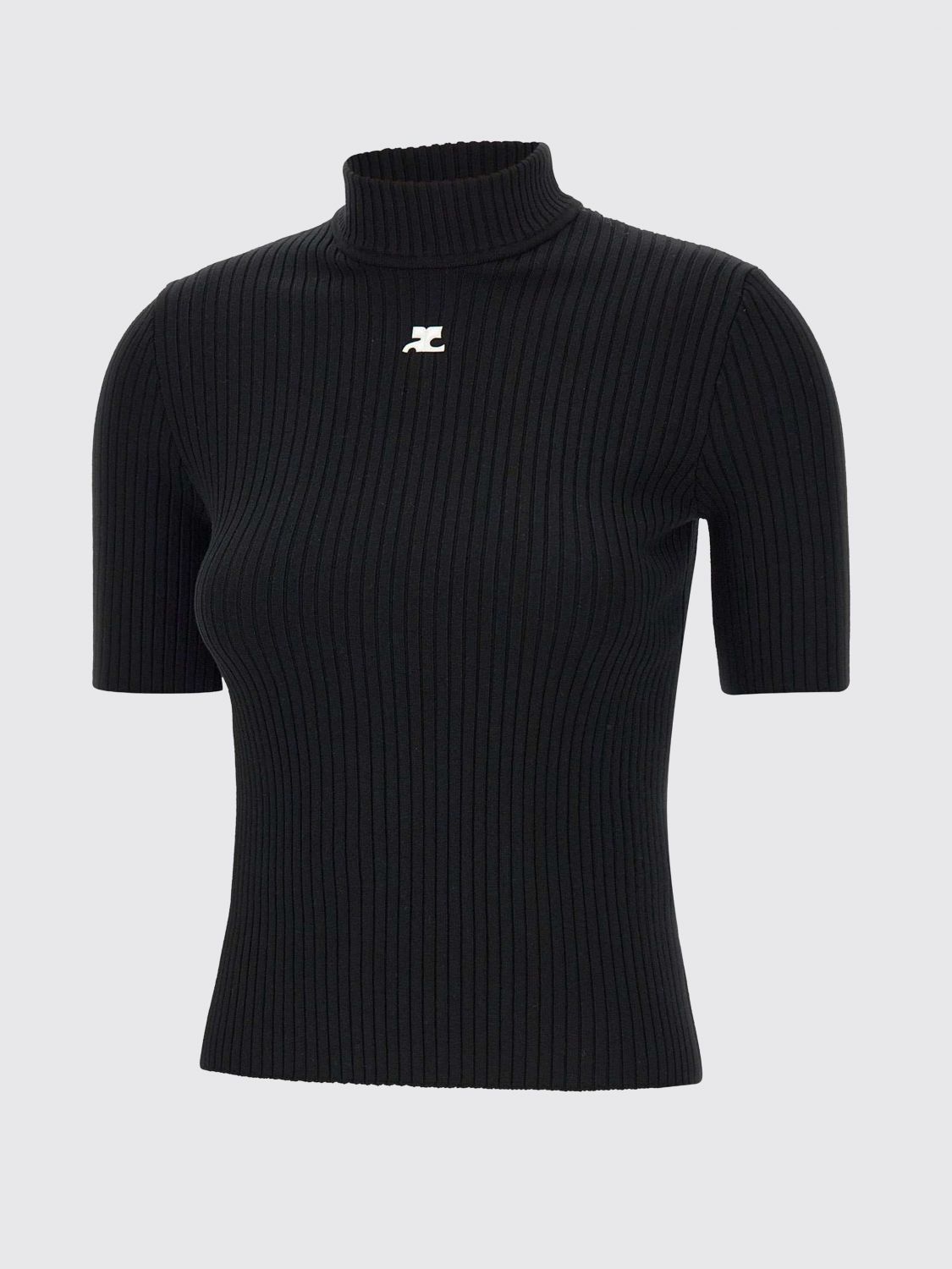 COURRÈGES PULLOVER: Pullover damen CourrÈges, Schwarz - Img 2