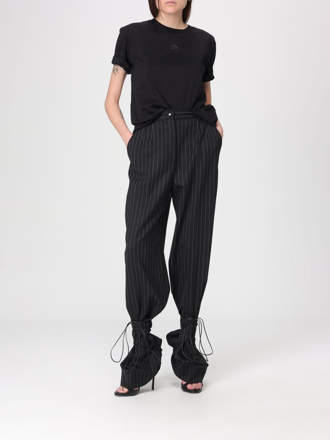 DOLCE & GABBANA PANTS: Pants woman Dolce & Gabbana, Multicolor - Img 2