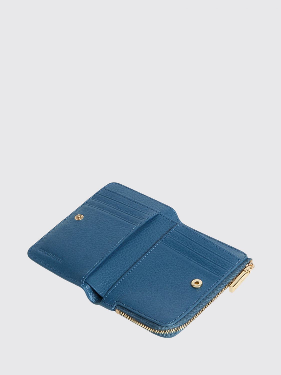 COCCINELLE WALLET: Wallet woman Coccinelle, Blue - Img 2