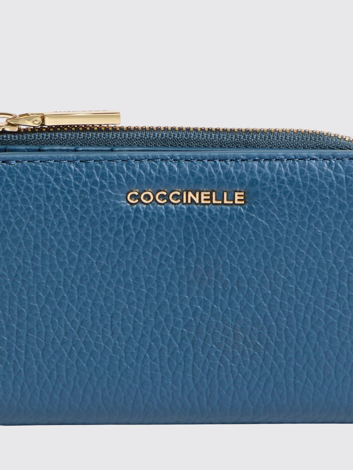 COCCINELLE WALLET: Wallet woman Coccinelle, Blue - Img 3