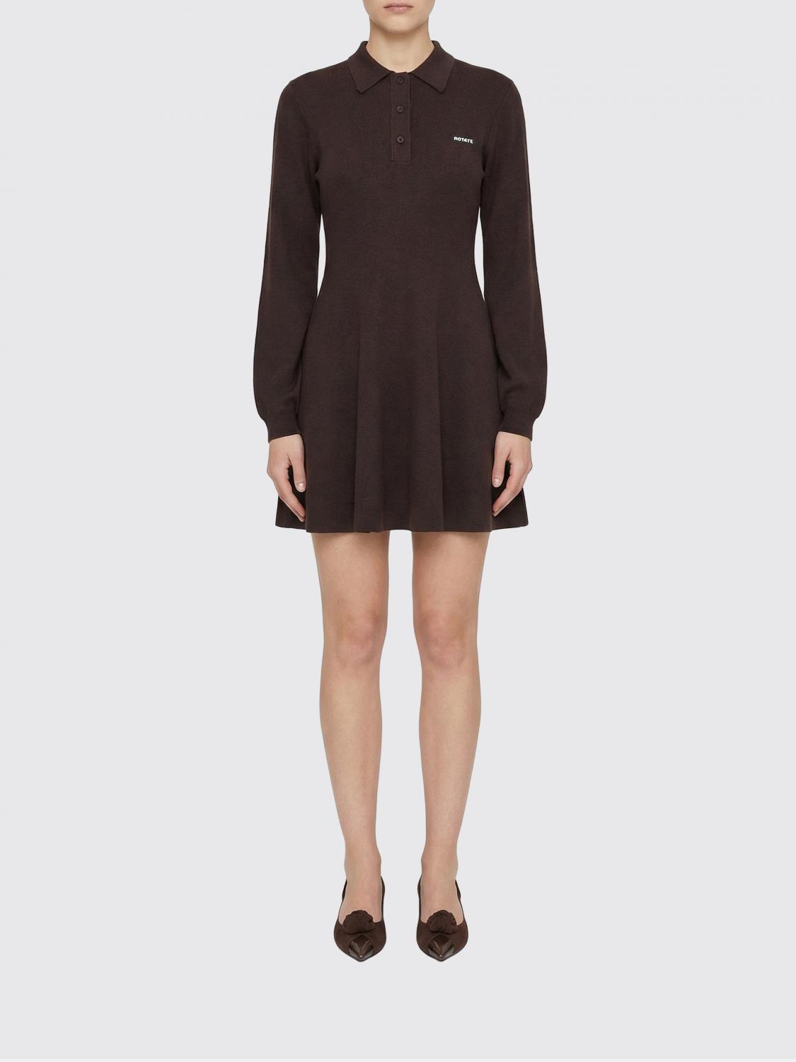 ROTATE VESTIDO: Vestido mujer Rotate, Marrón - Img 1