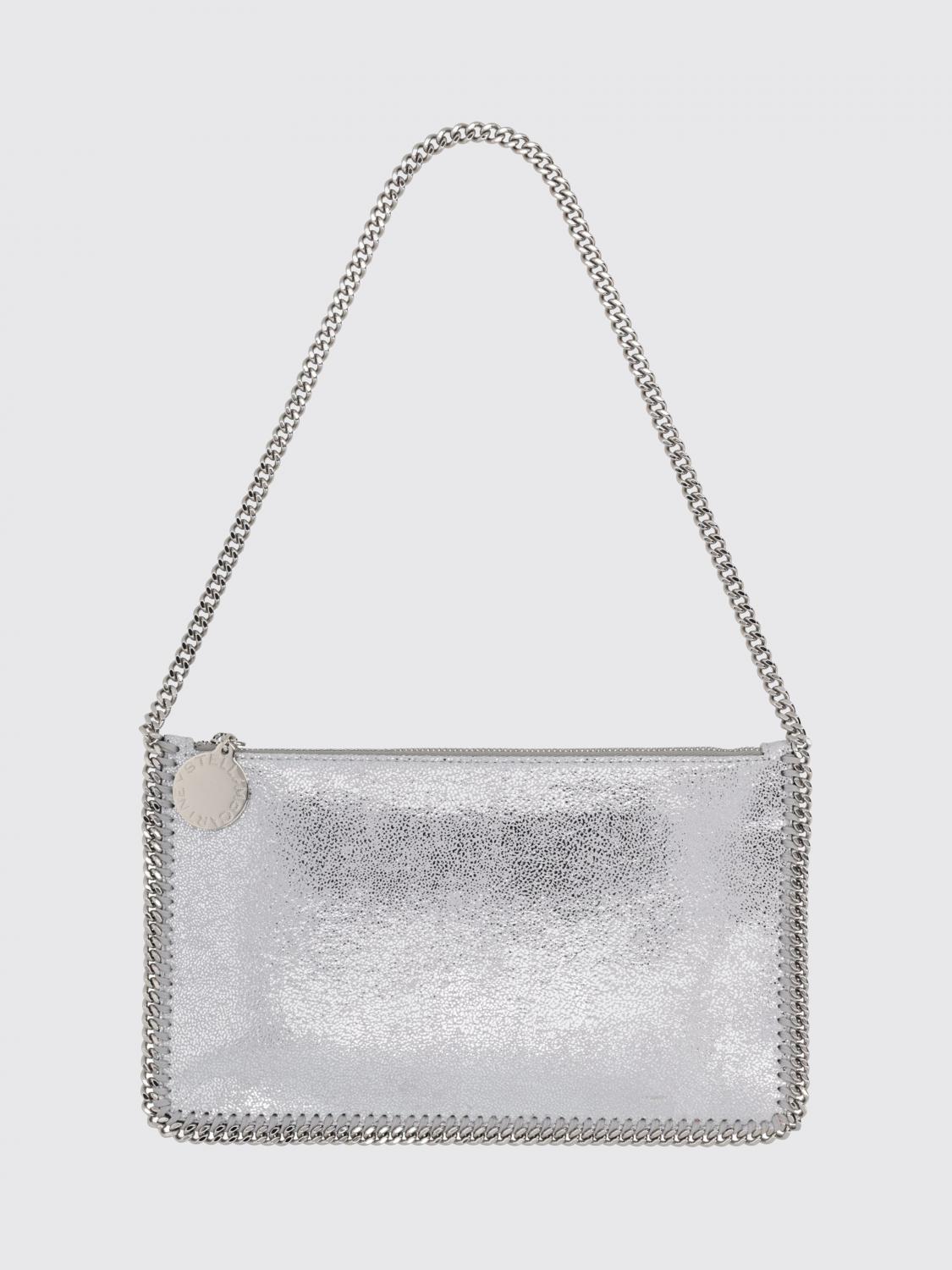 STELLA MCCARTNEY BORSA A TRACOLLA: Borsa a tracolla donna Stella McCartney, Argento - Img 1